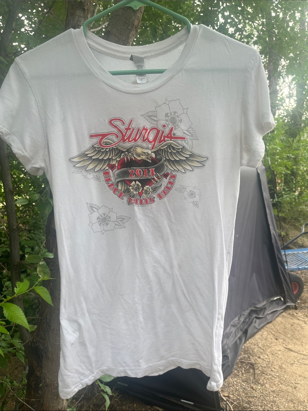 Sturgis White Short Sleeve Graphic Tee